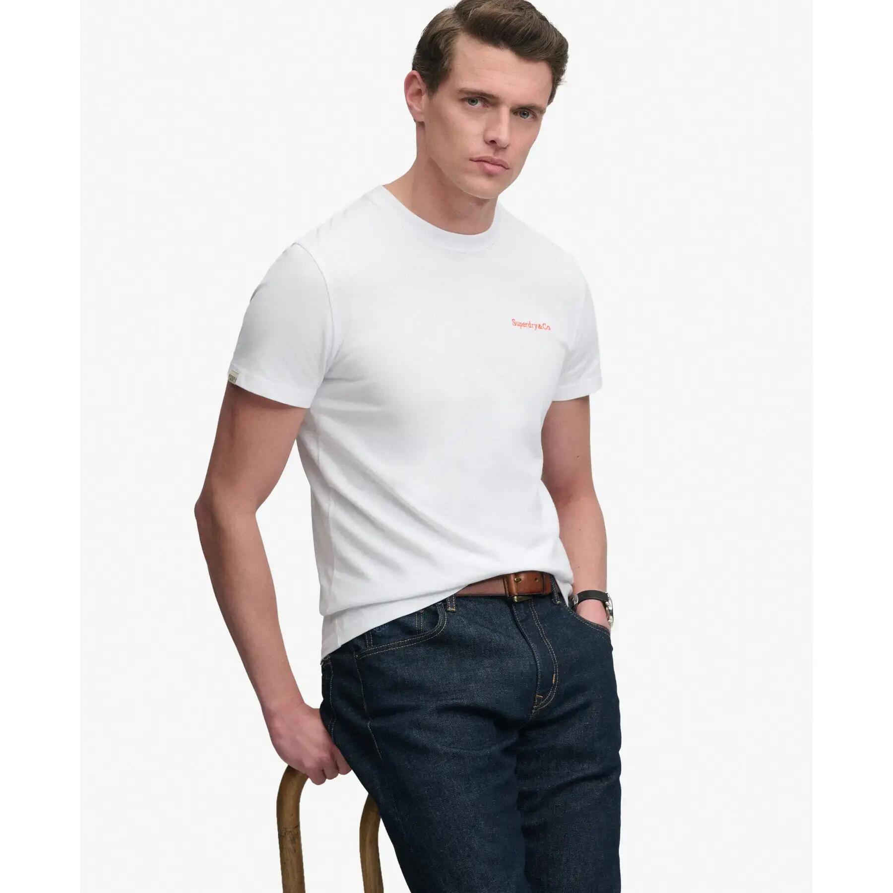 T-shirt com logótipo Superdry Essential Company 3/7