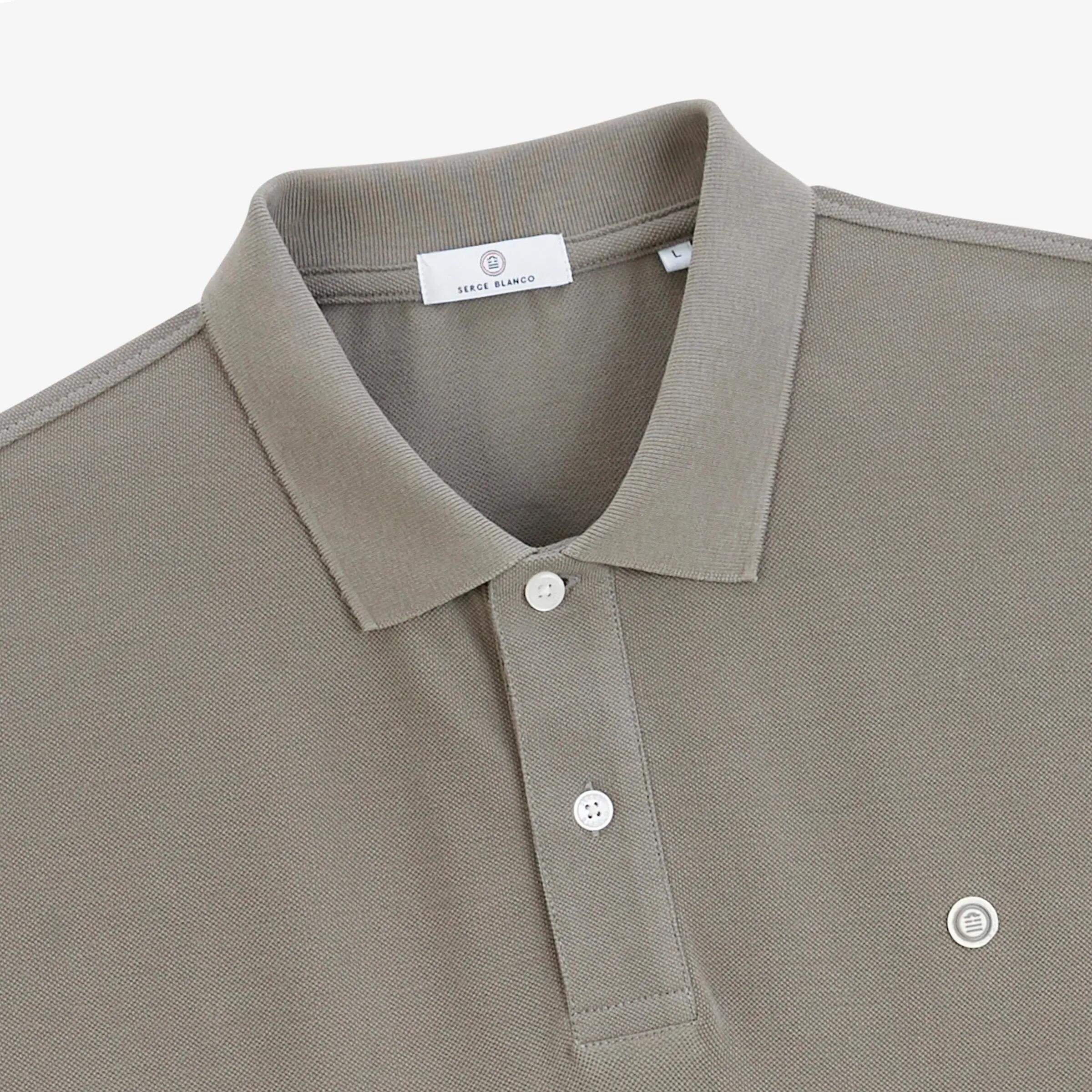 Polo de piqué Lucas de manga corta en algodón 3/4