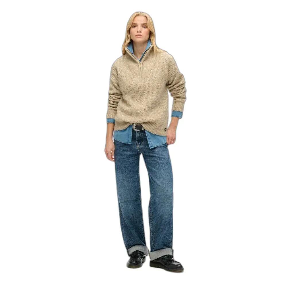 Pull col camionneur femme Superdry Essential 3/6