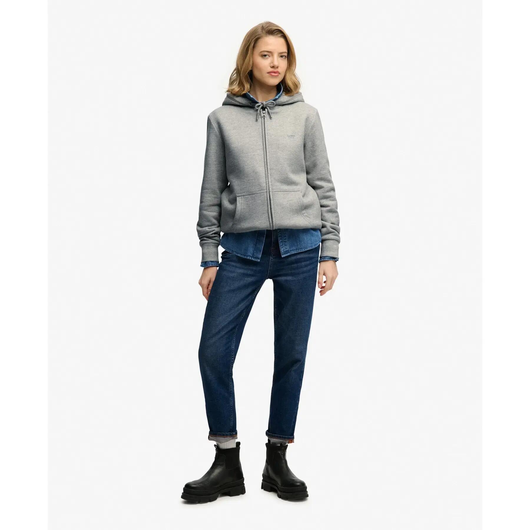 Camisola com capuz para mulher Superdry Essential Borg 5/7
