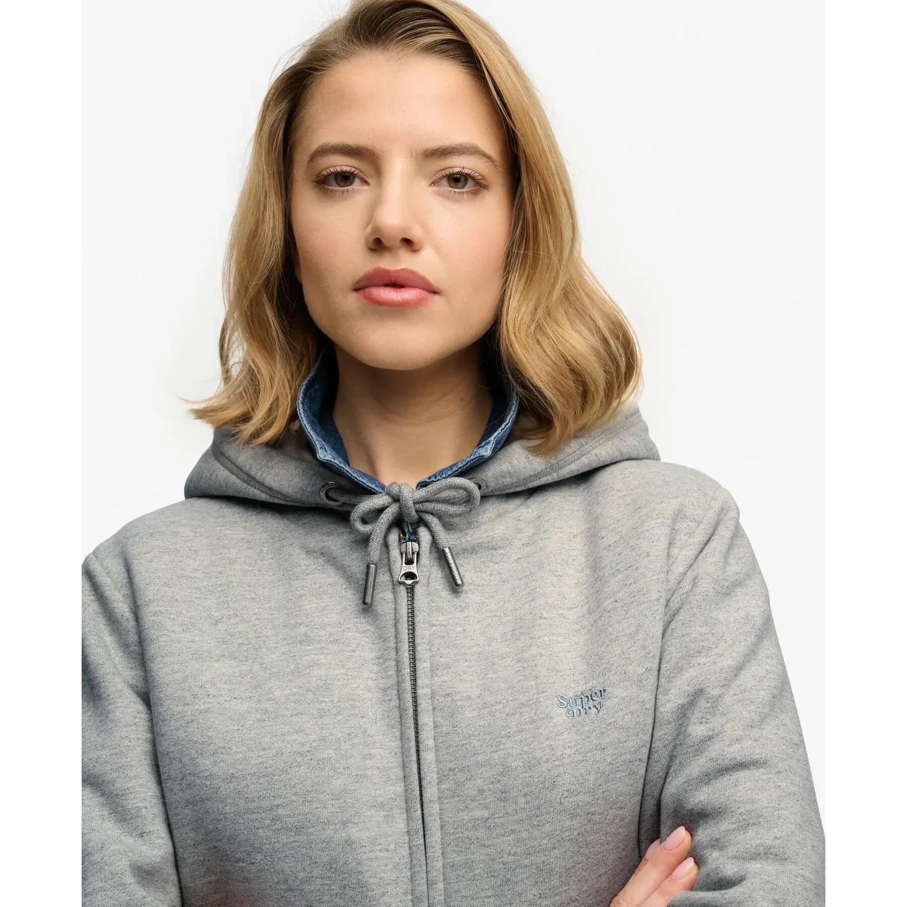 Camisola com capuz para mulher Superdry Essential Borg 6/7