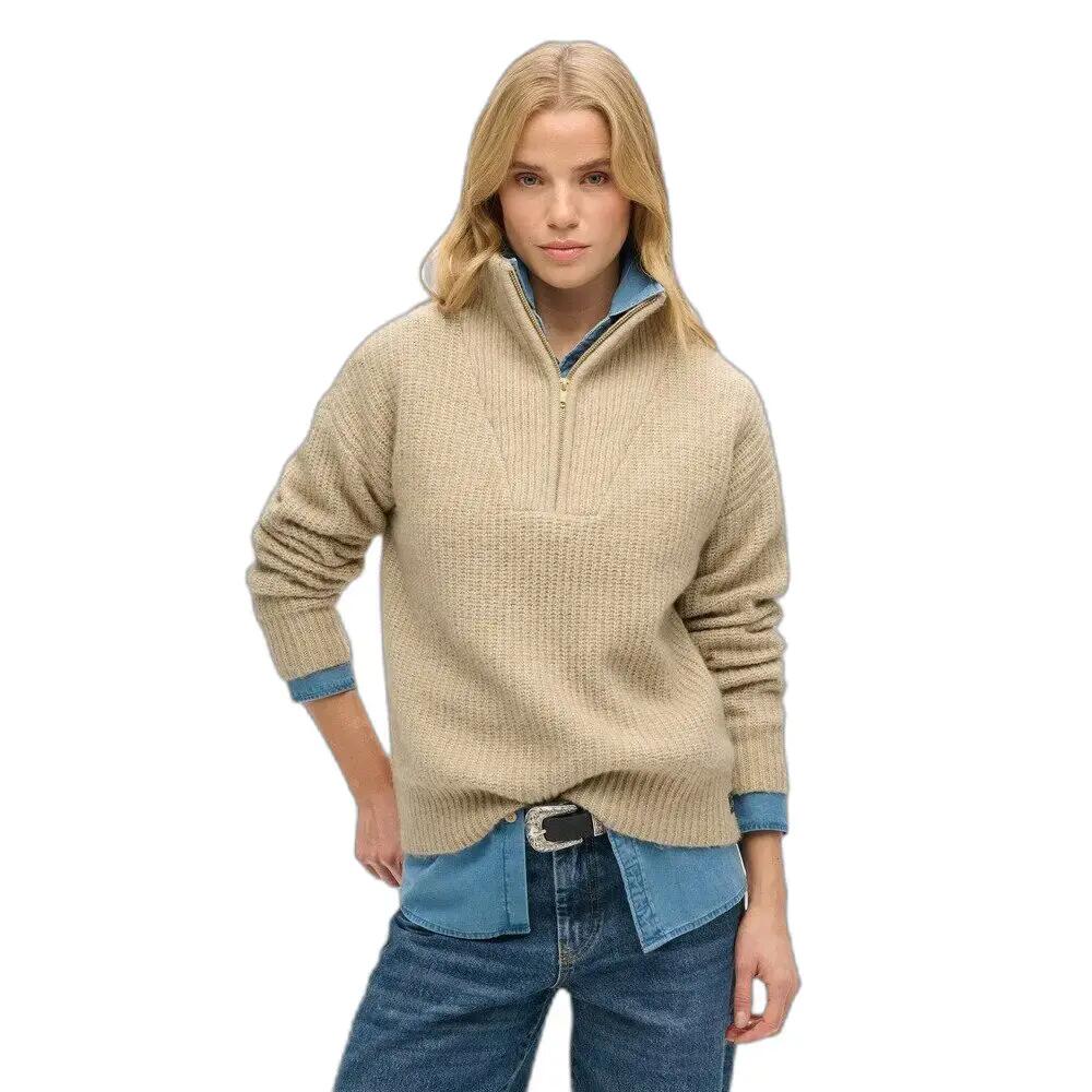 Pull col camionneur femme Superdry Essential 2/6