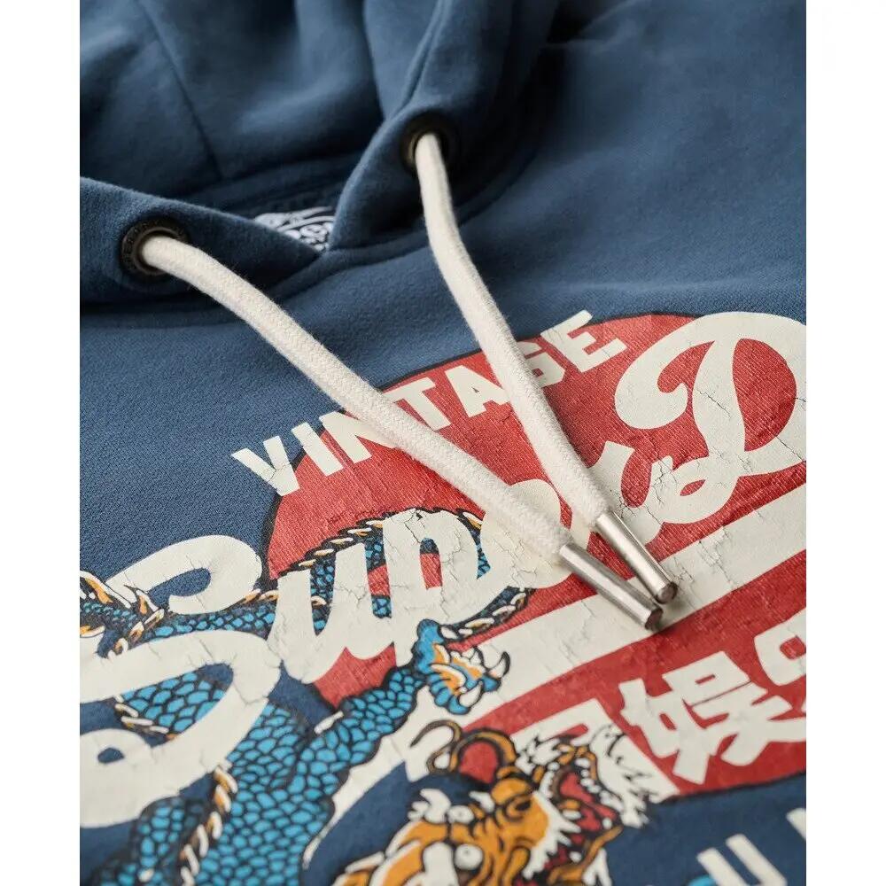 Felpa con cappuccio Superdry Vintage Logo Tokyo 6/6