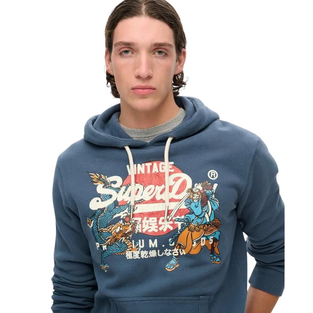 Felpa con cappuccio Superdry Vintage Logo Tokyo 5/6