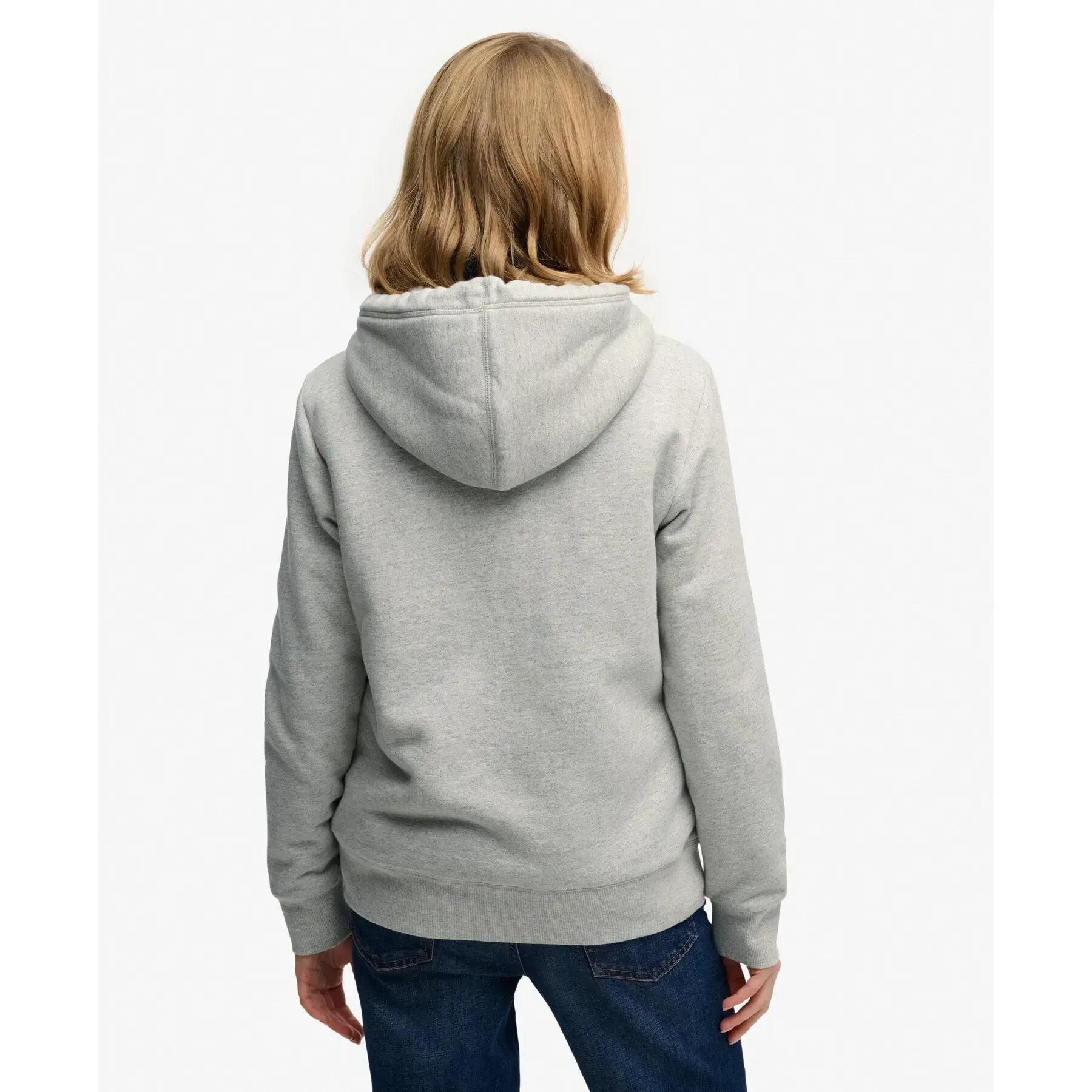 Camisola com capuz para mulher Superdry Essential Borg 3/7