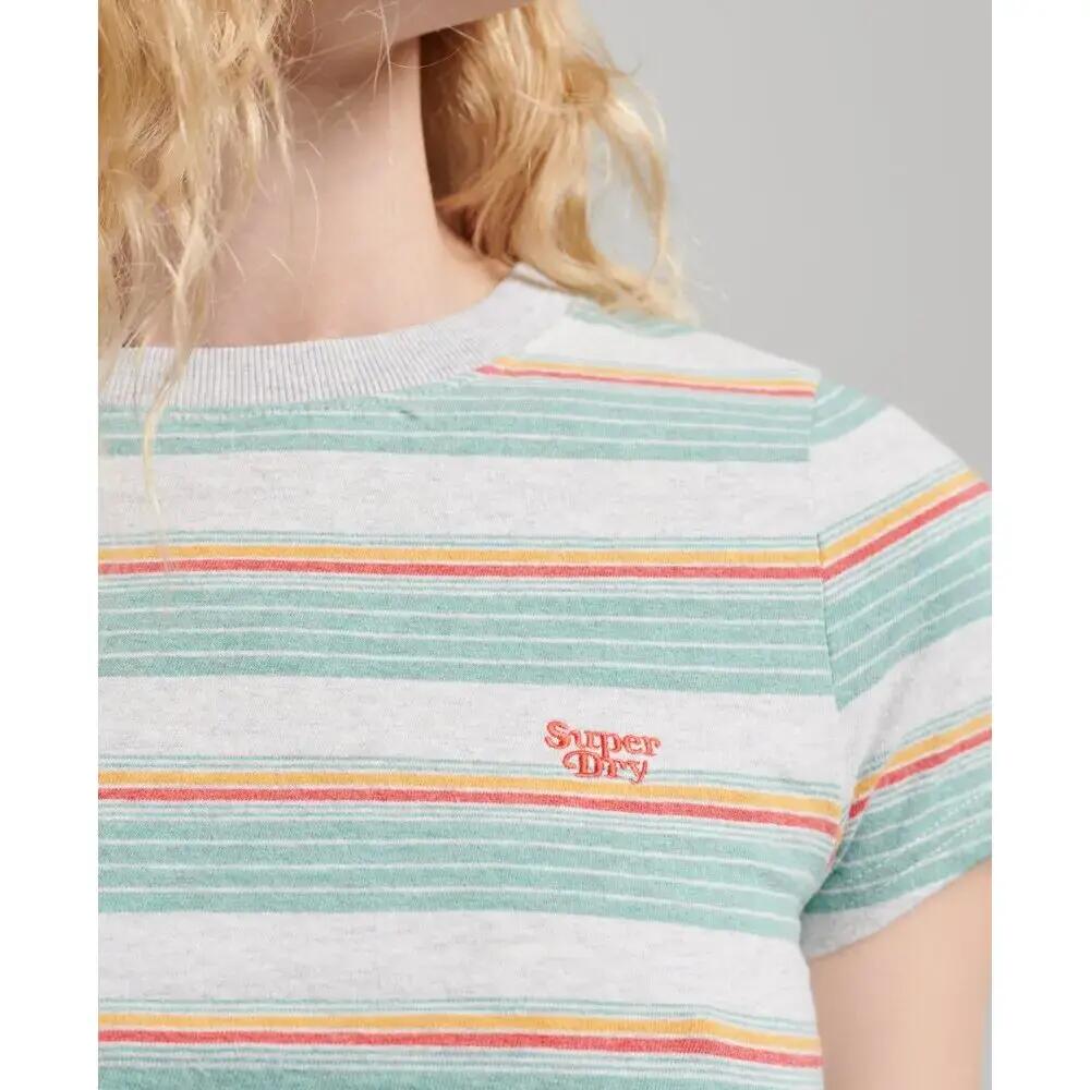 T-shirt court à rayures vintage 5/5