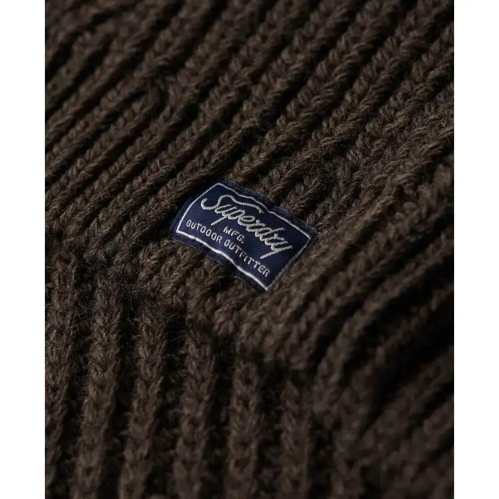 Lockerer Pullover mit Rollkragen und Steppnähten Frau Superdry 6/7