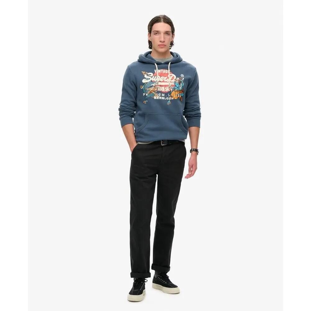 Felpa con cappuccio Superdry Vintage Logo Tokyo 3/6