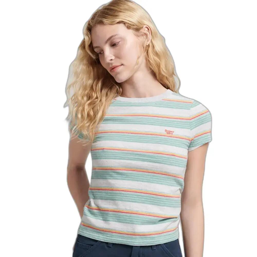T-shirt court à rayures vintage 2/5