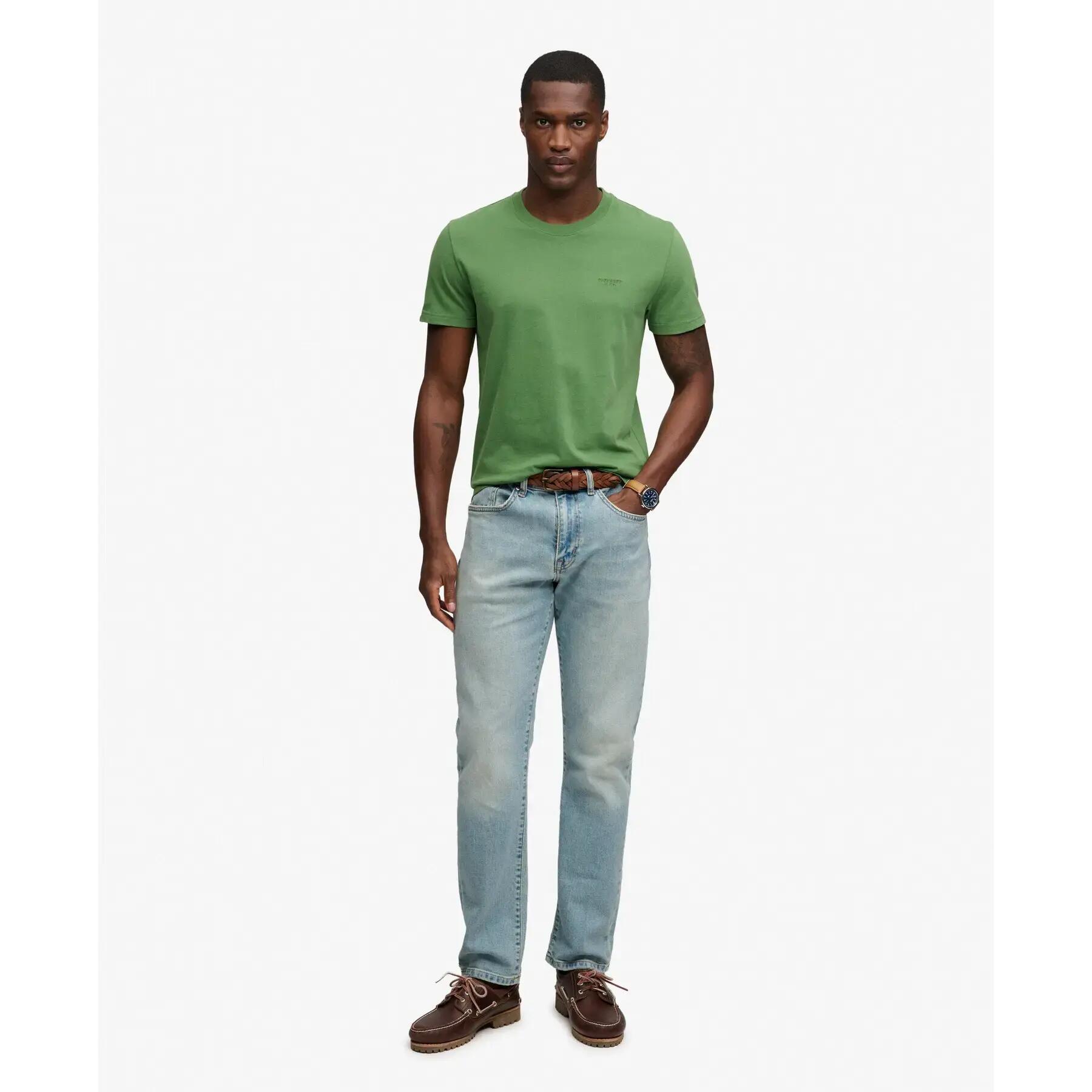 T-shirt com logótipo Superdry Essential Stacked 5/7