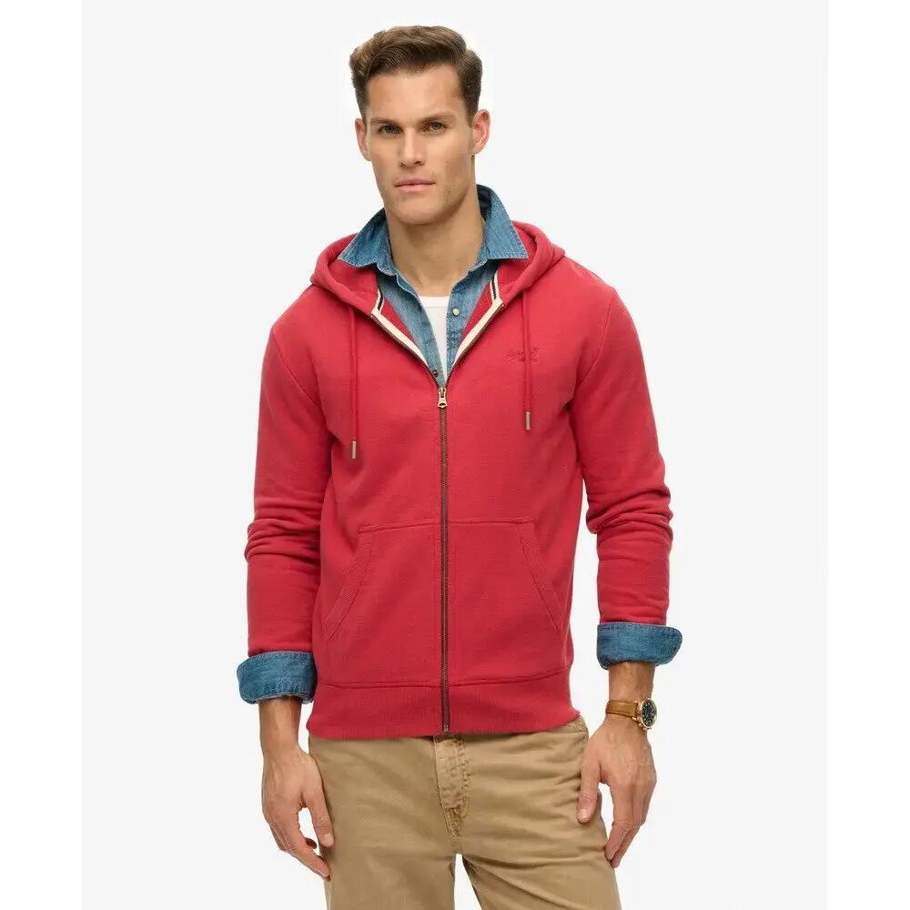 Sweatshirt com capuz e fecho de correr Superdry Logo Essential 3/7