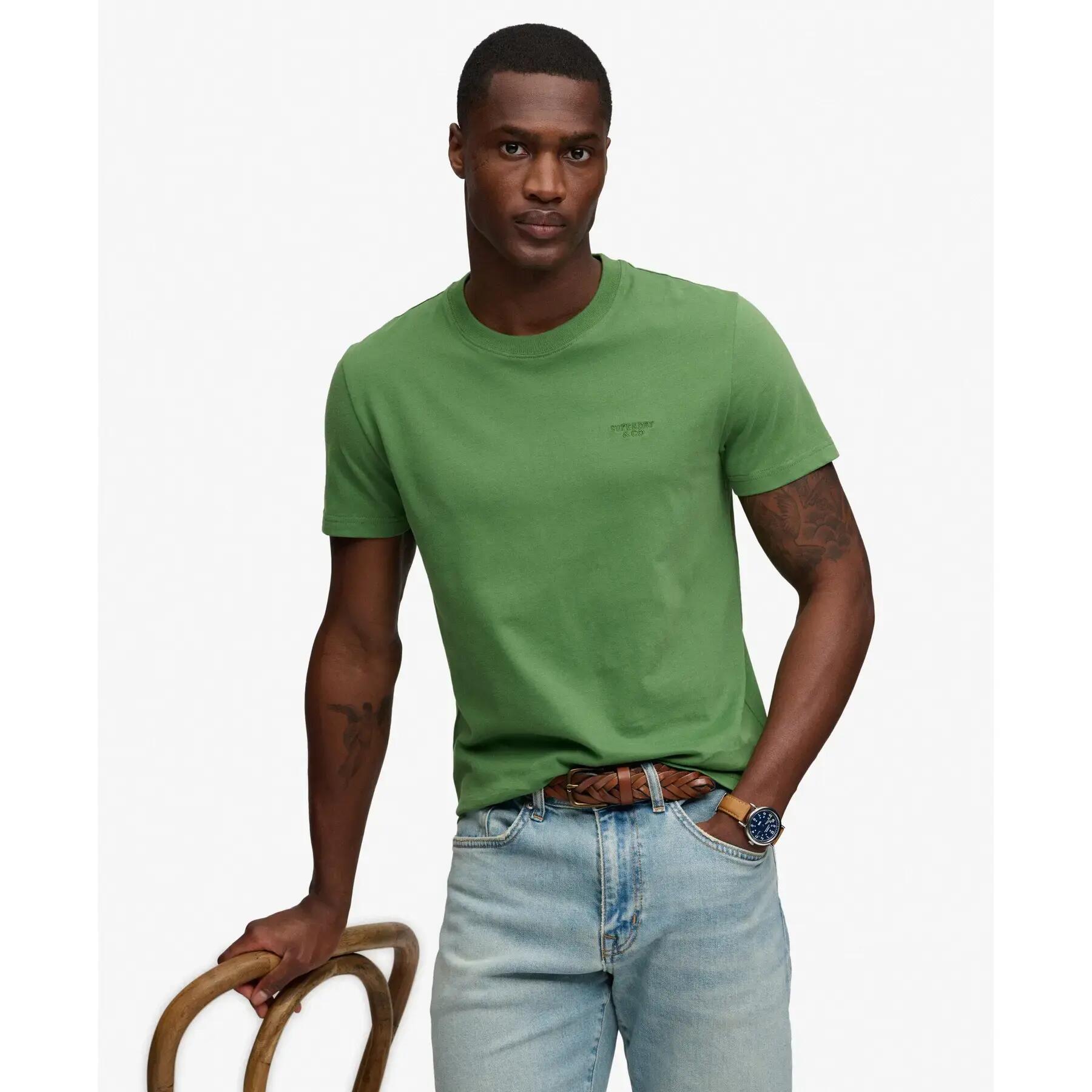 T-shirt com logótipo Superdry Essential Stacked 3/7