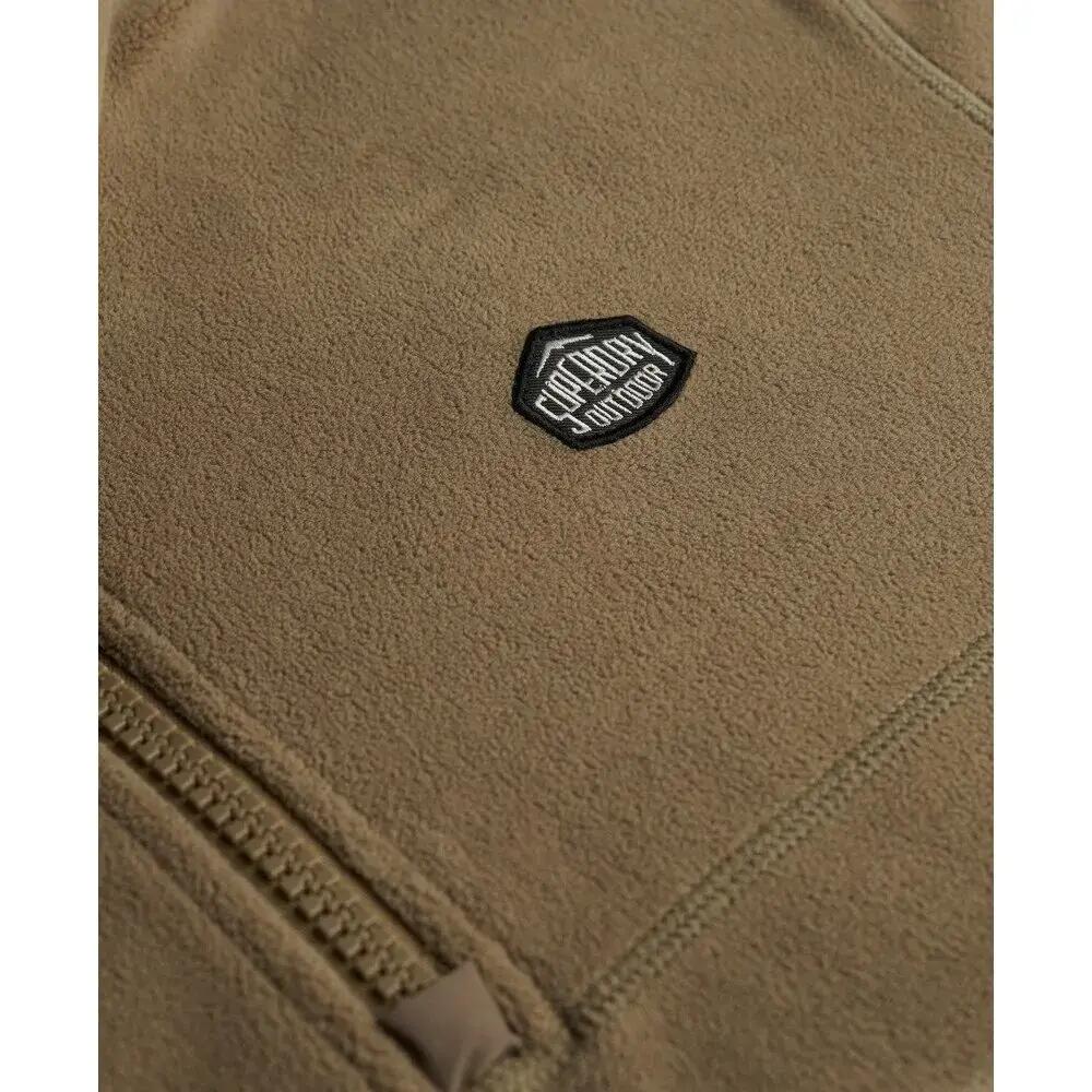 Sweatshirt de polar com gola zipada Superdry Expedition 2/5