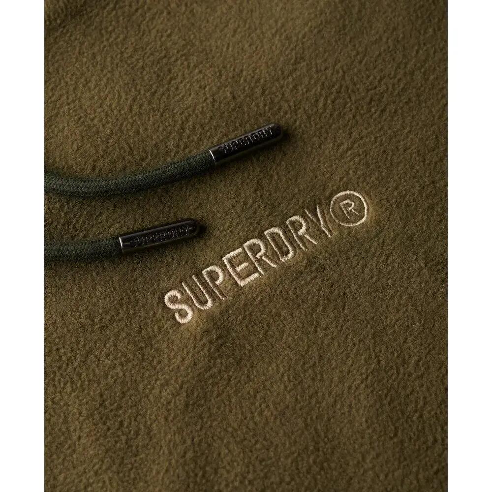 Sweatshirt com capuz em polar micro logo Superdry 2/2