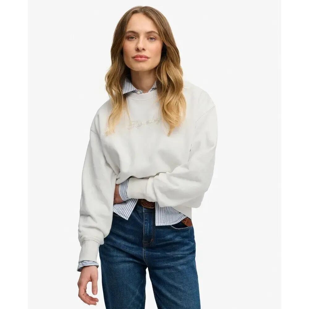 Bluza damska Superdry Script Brand Loose 2/6