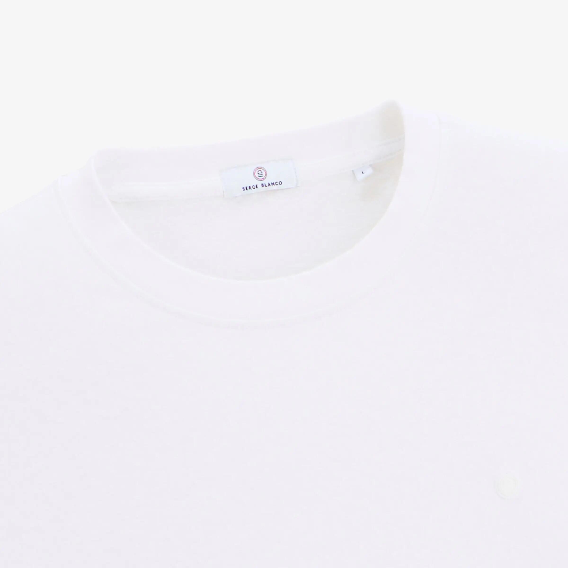 Camiseta de manga corta Théo de mezcla de lino 3/4