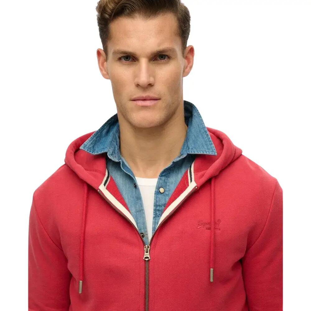 Sweatshirt com capuz e fecho de correr Superdry Logo Essential 6/7