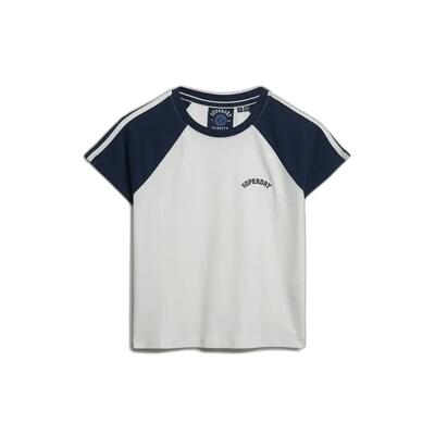 Dames-t-shirt superdry essential logo retro