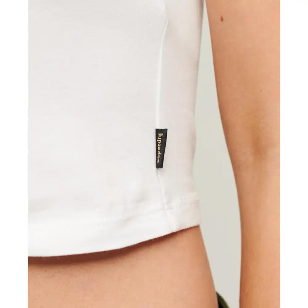T-shirt baseball court femme Superdry 5/7