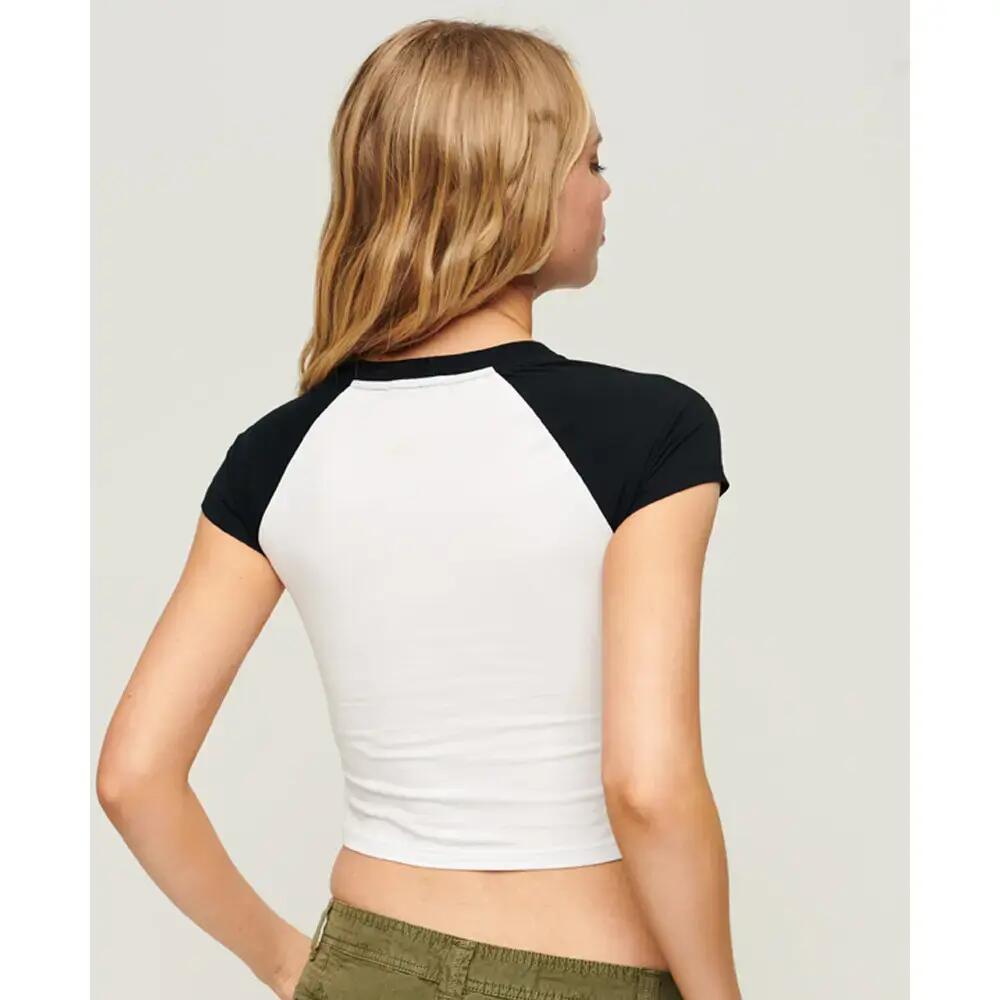 T-shirt baseball court femme Superdry 3/7