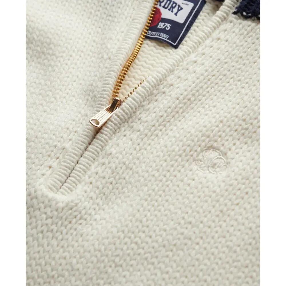 Pullover com zip e detalhe para mulher Superdry 6/6