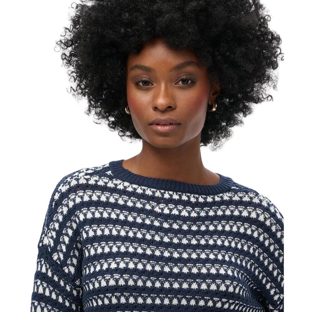 Gehaakte gestreepte crop top voor vrouwen Superdry 5/6