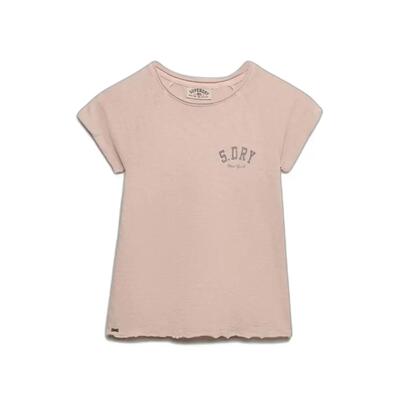 Dames-t-shirt superdry ess slub graphic