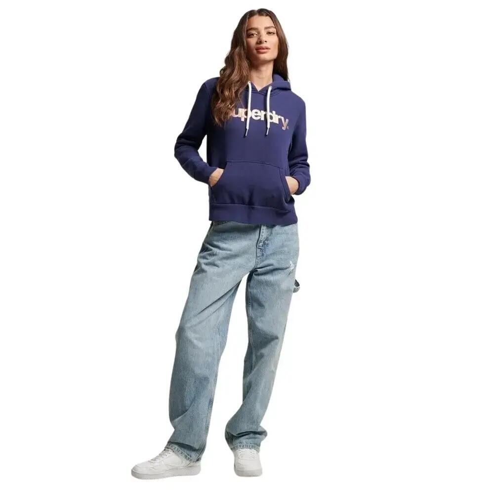 Camisola com capuz para mulher Superdry Metallic Core 2/6