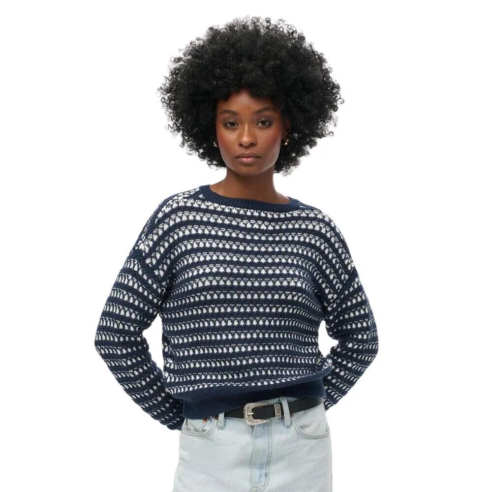 Gehaakte gestreepte crop top voor vrouwen Superdry 2/6