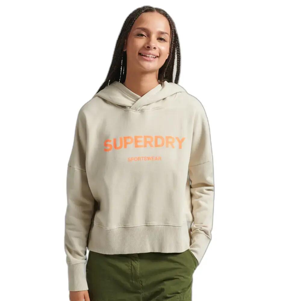 Camisola de capuz curto feminino Superdry Core Sport 2/6