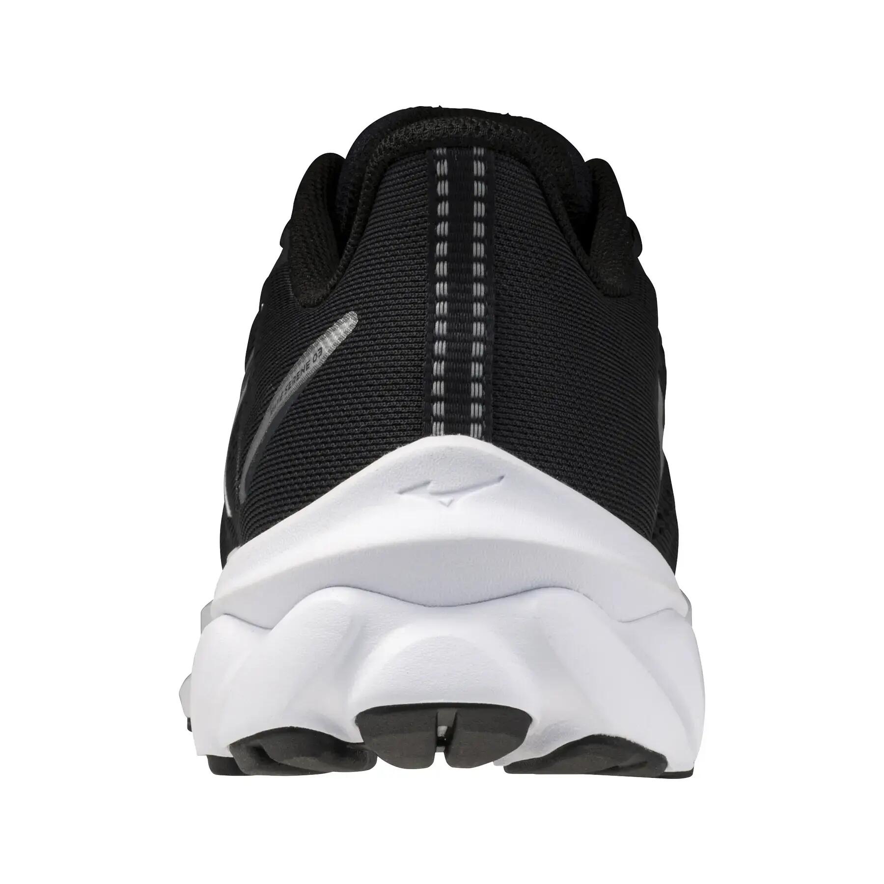Mizuno Zapatillas Running WAVE SERENE 3 de Hombre Negro / Gris — foto 4