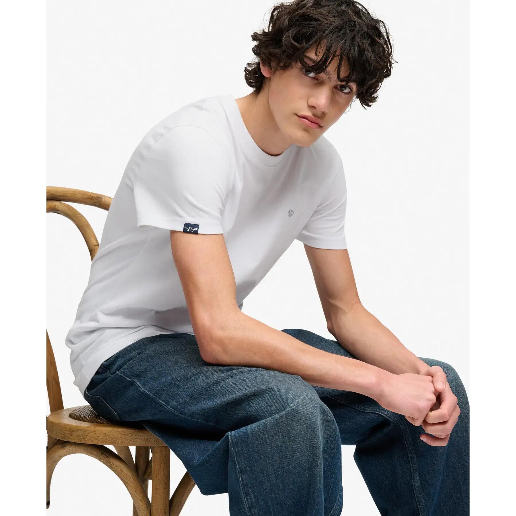 T-shirt met logo Superdry Essential Sdco 4/7
