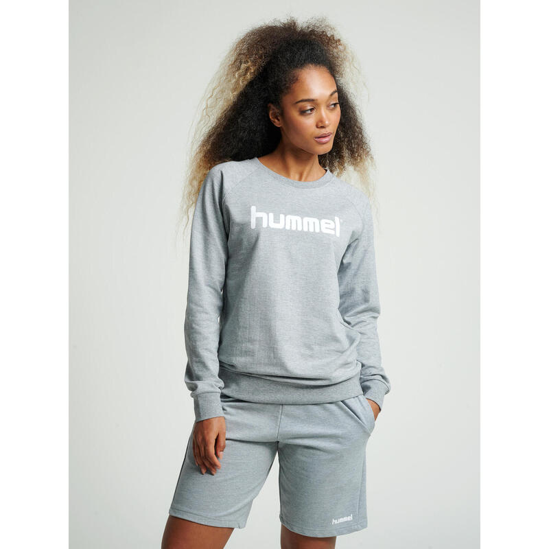 Dames sweatshirt Hummel Cotton Logo