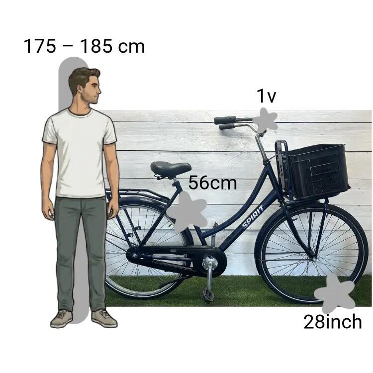 Bicicleta usada Spirit Transportfiets 2/4