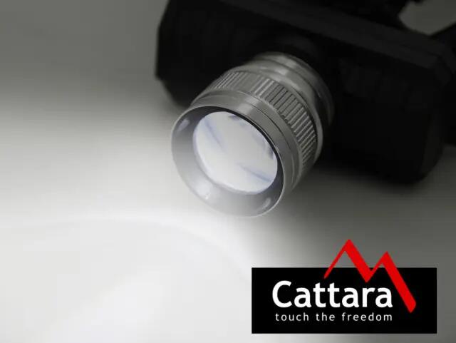 Latarka czołowa naładowywana Cattara Scorpion XPE Zoom 7/8
