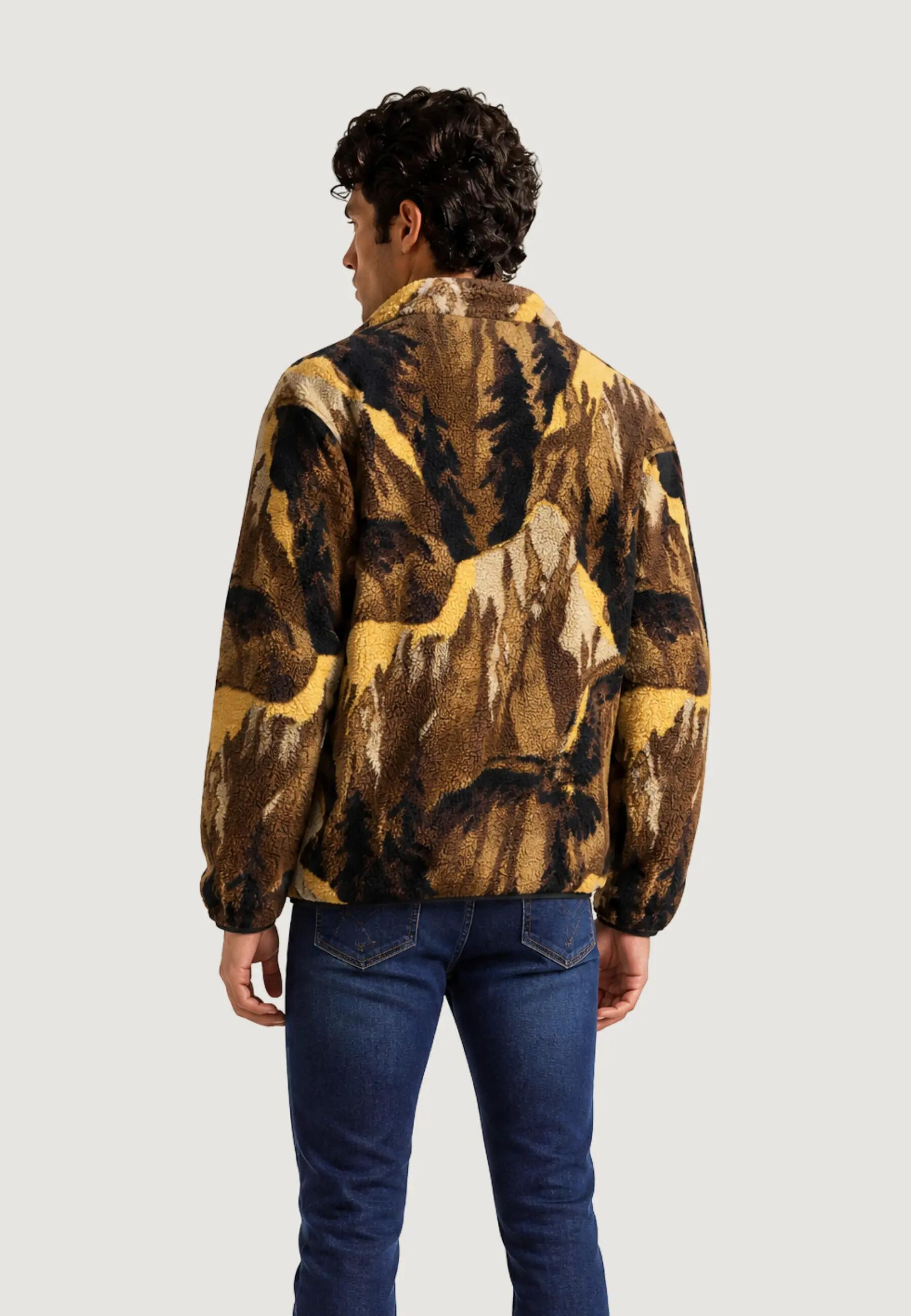 MEN'S Sweatshirt Helvetia™ II Printed Half Snap Fleece GELB 2/5