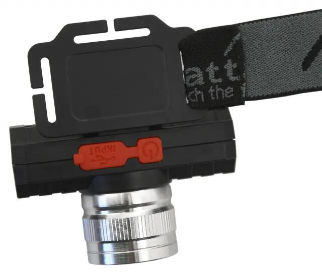 Latarka czołowa naładowywana Cattara Scorpion XPE Zoom 6/8