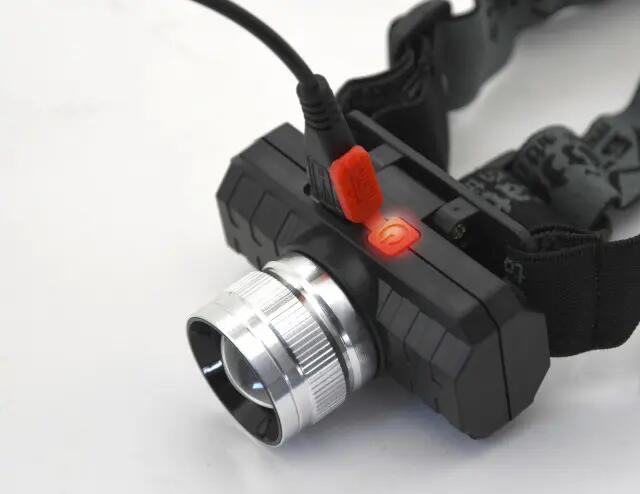 Latarka czołowa naładowywana Cattara Scorpion XPE Zoom 5/8