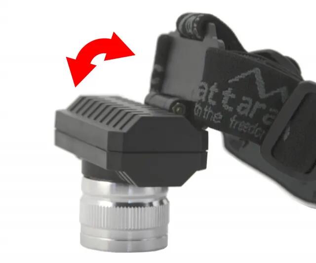 Latarka czołowa naładowywana Cattara Scorpion XPE Zoom 3/8