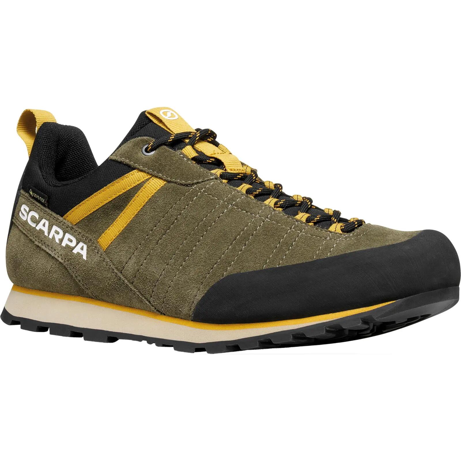 Zustiegsschuhe Crux 2 GTX kalamata-lemon curry 4/6