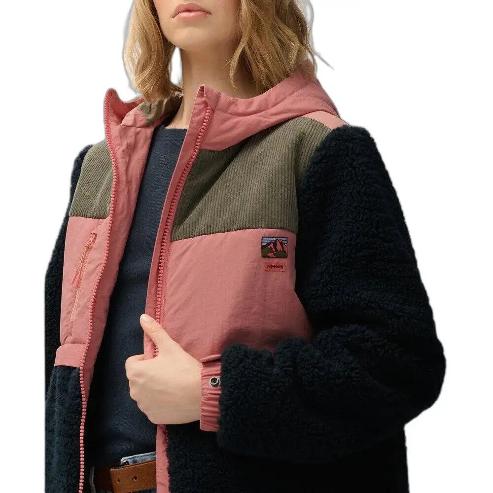 Casaco de lã com capuz para mulher Superdry 7/7