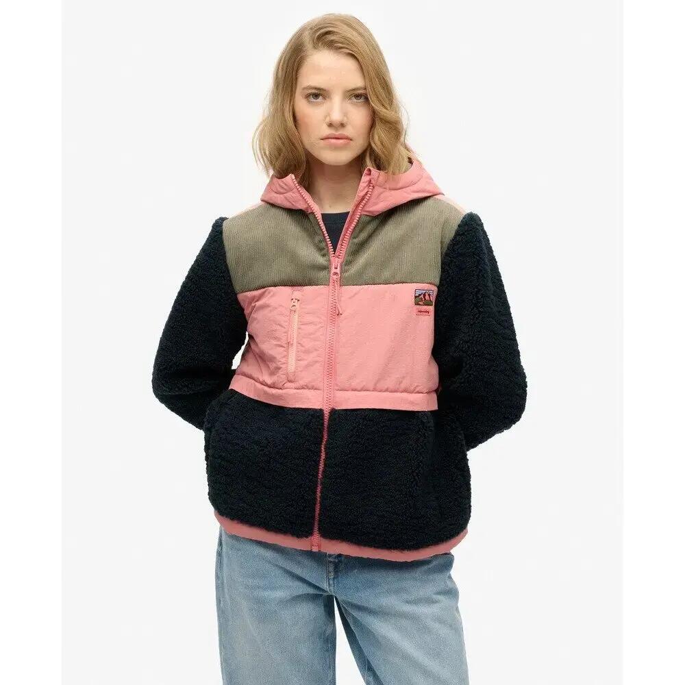 Casaco de lã com capuz para mulher Superdry 4/7