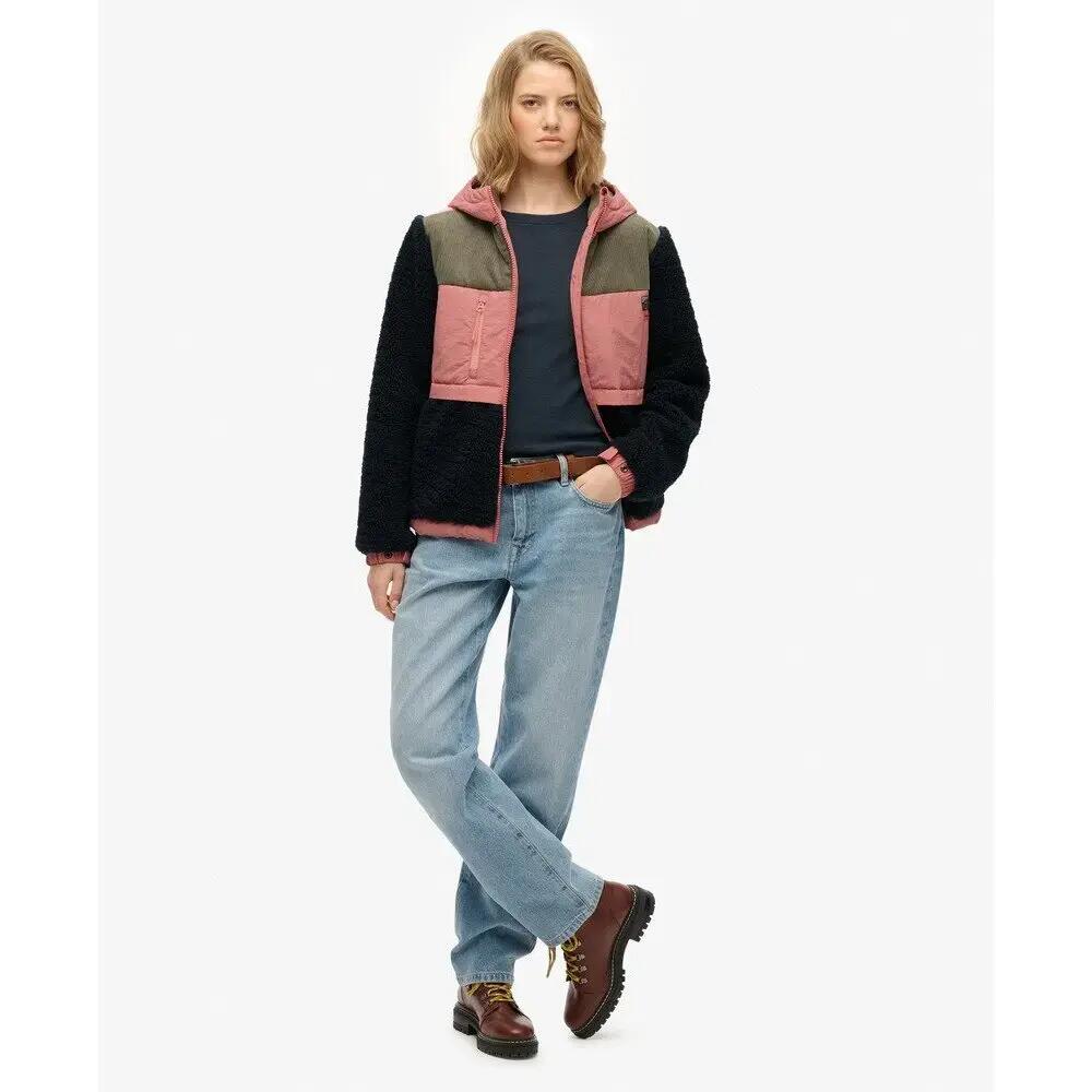 Casaco de lã com capuz para mulher Superdry 3/7