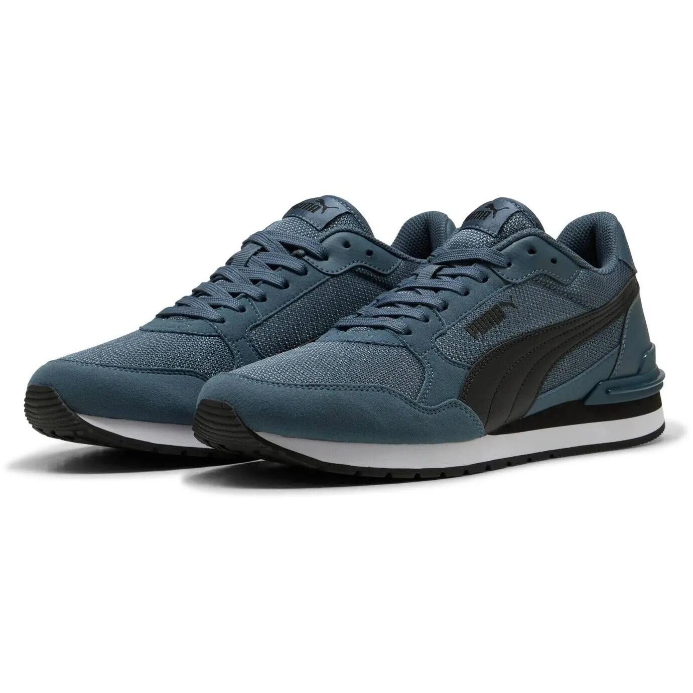 , Blauw, Uniseks 3/5