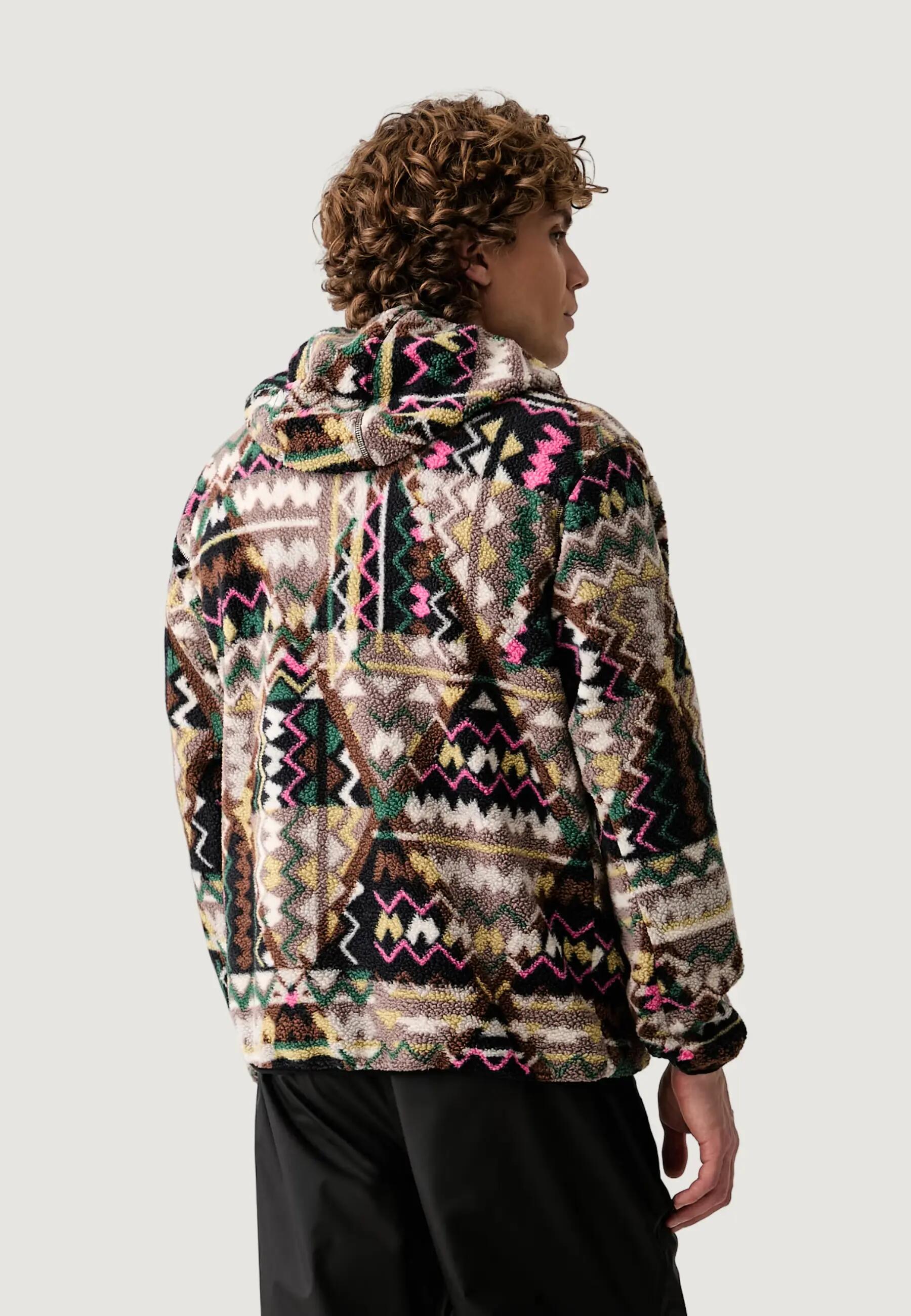 Sweater Helvetia II Printed Hoodie HEREN Bruin 3/5