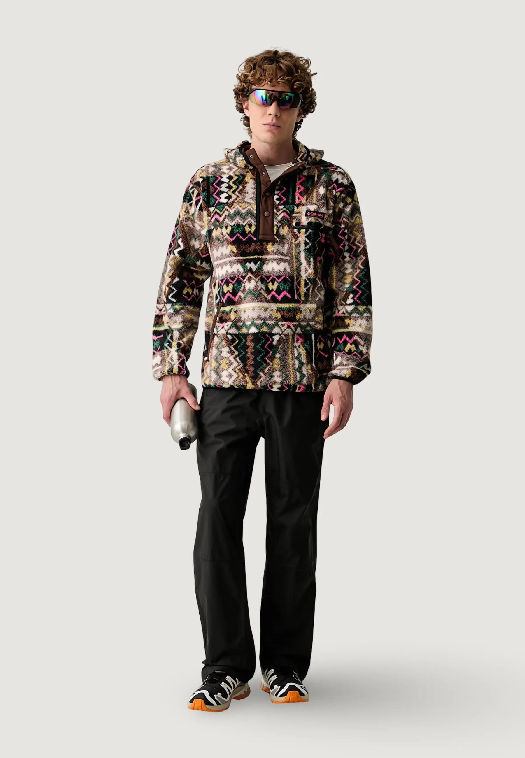 Sweater Helvetia II Printed Hoodie HEREN Bruin 2/5