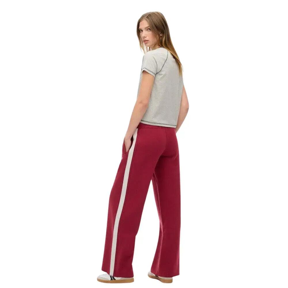 Calças de jogging retas para mulher Superdry Essential Logo 3/4