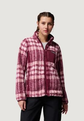 Felpa senza cappuccio Uomo West Bend Print Full Zip II Rosa Antico