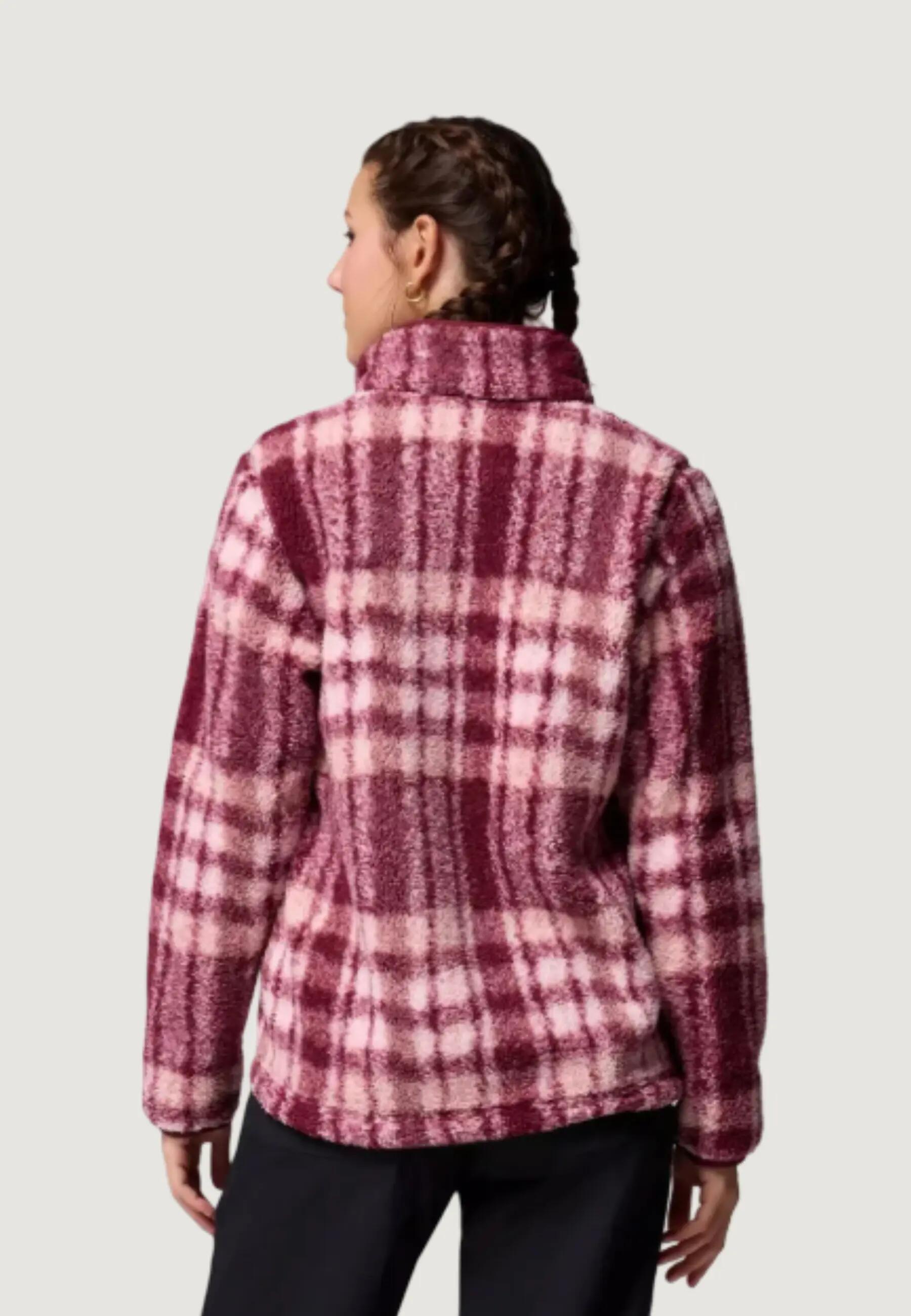 MEN'S Sweatshirt West Bend Print Full Zip II rosa 4/5
