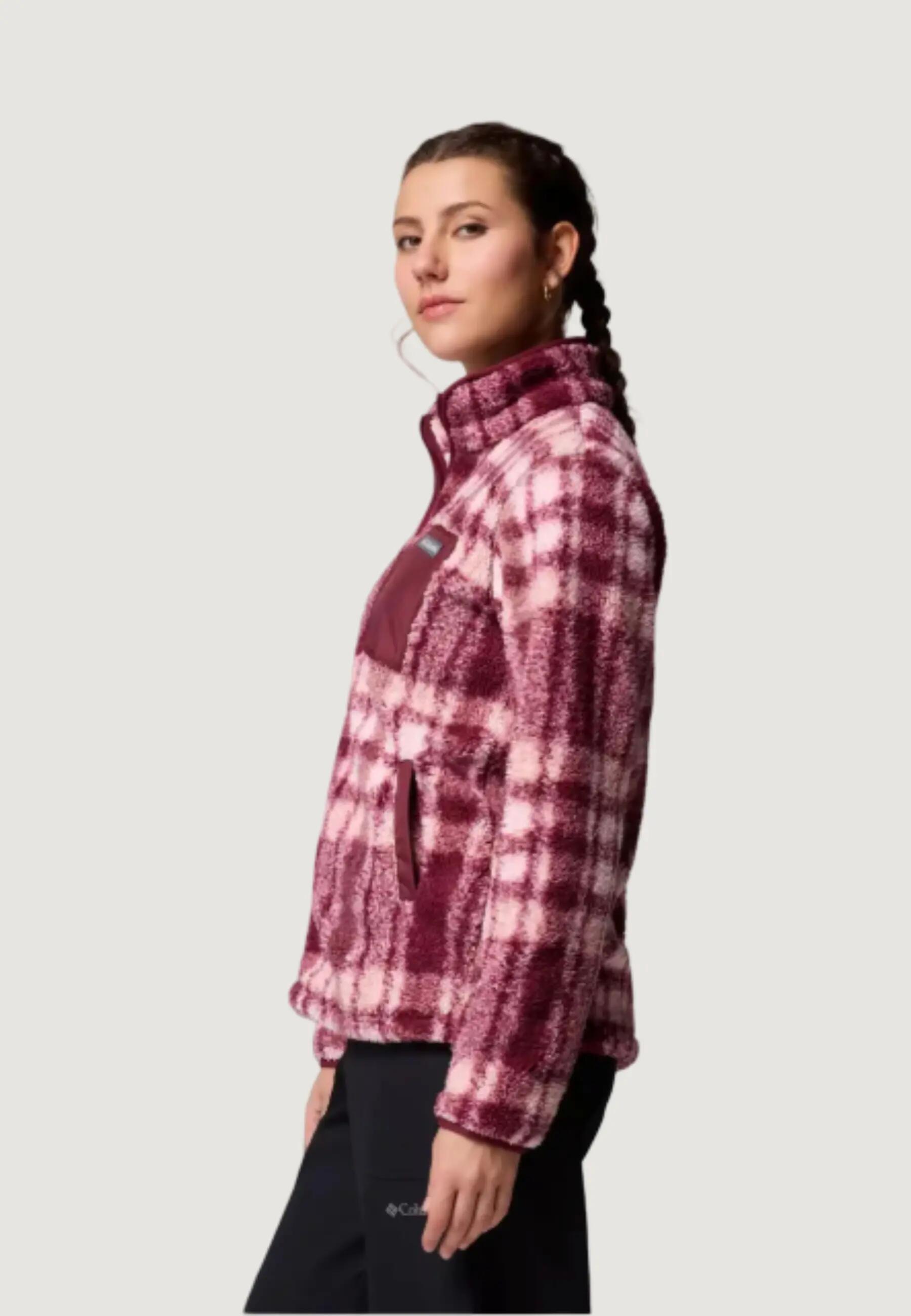 MEN'S Sweatshirt West Bend Print Full Zip II rosa 3/5